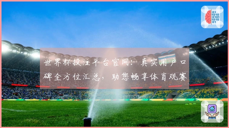 世界杯投注平台官网：真实用户口碑全方位汇总，助您畅享体育观赛体验